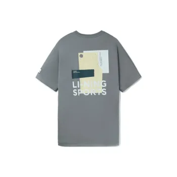 LiNing T Shirts Men Shade 9 Gray