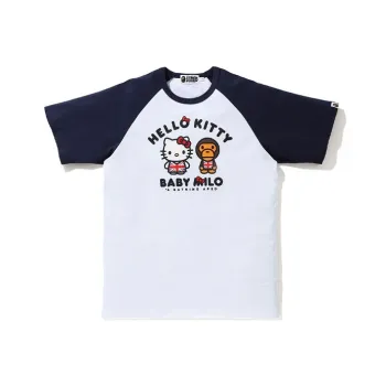 A BATHING APE X Hello Kitty Baby Milo London Raglan Tee
