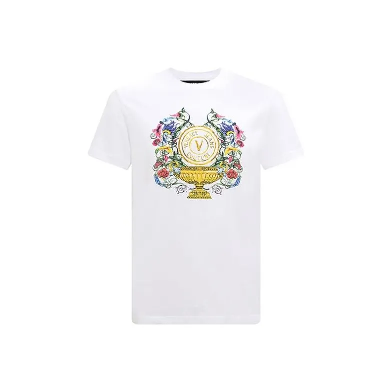 VERSACE JEANS COUTURE T Shirts Men White-0