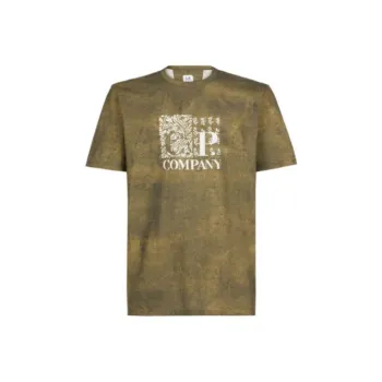 C.P.Company T Shirts Unisex Lead Gray