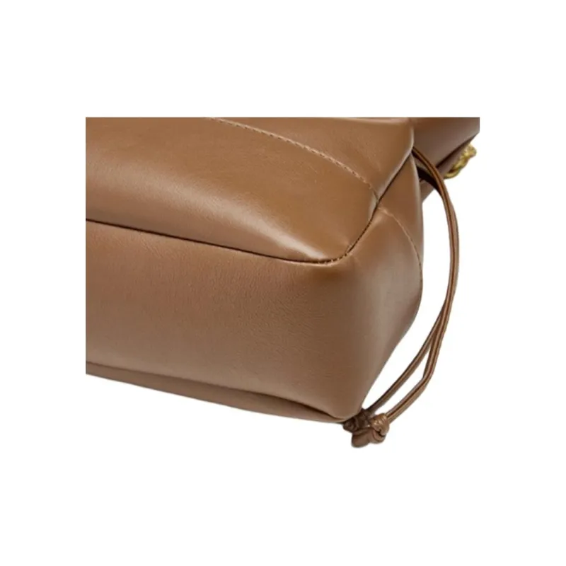 JOSINY Synthetic Leather Shoulder Bag Large Size Women's Black/Brown-8