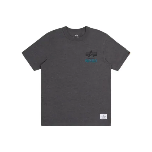 Alpha Industries T-Shirts Men Gray