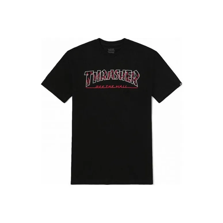 Vans THRASHER Collaboration T-Shirt Unisex Black-0