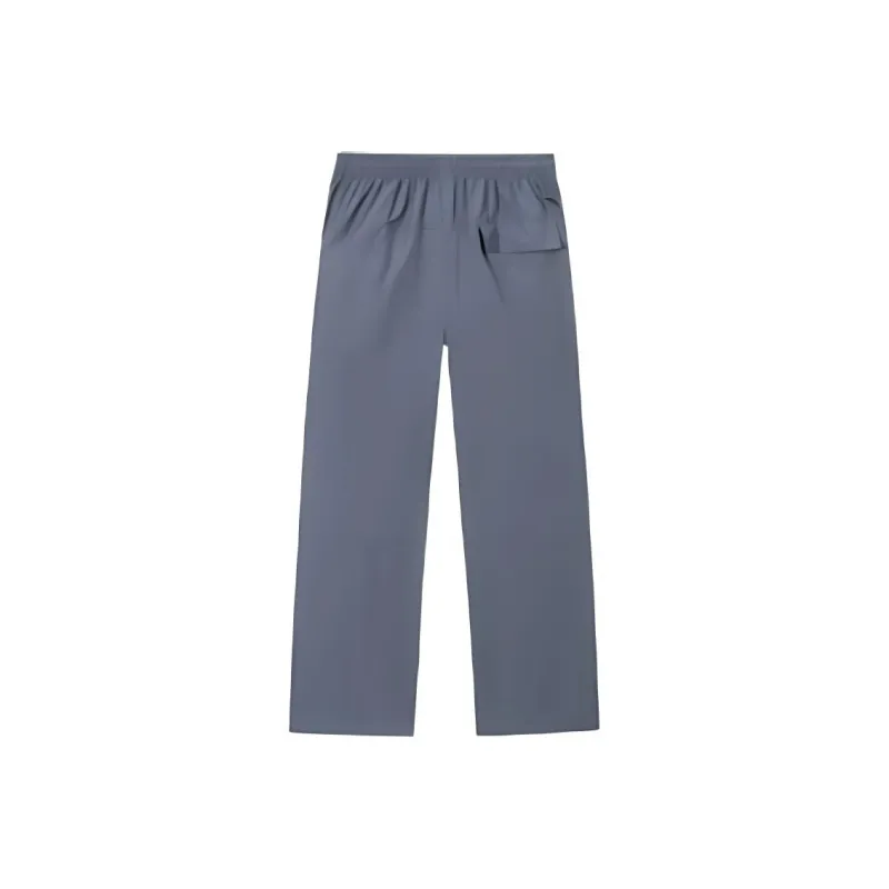 Anta Outdoor Collection Knitted Sweatpants Women's Wild Night Gray 4-1