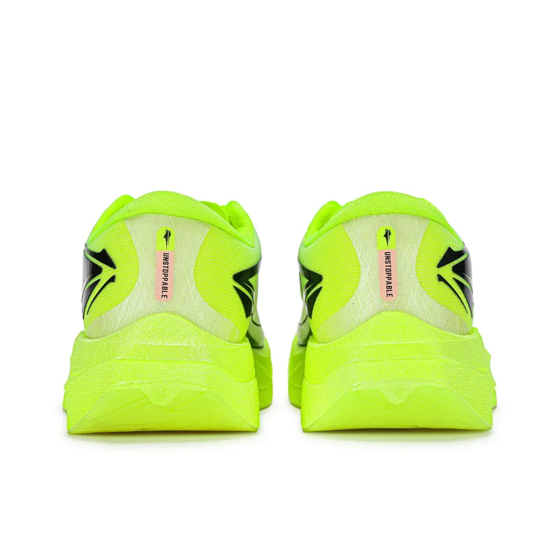 XINGHUOLI Anti-Slip And Wear-Resistant Coverage Low-Top Carbon Plate Casual Running Shoes Unisex Lime Green-6