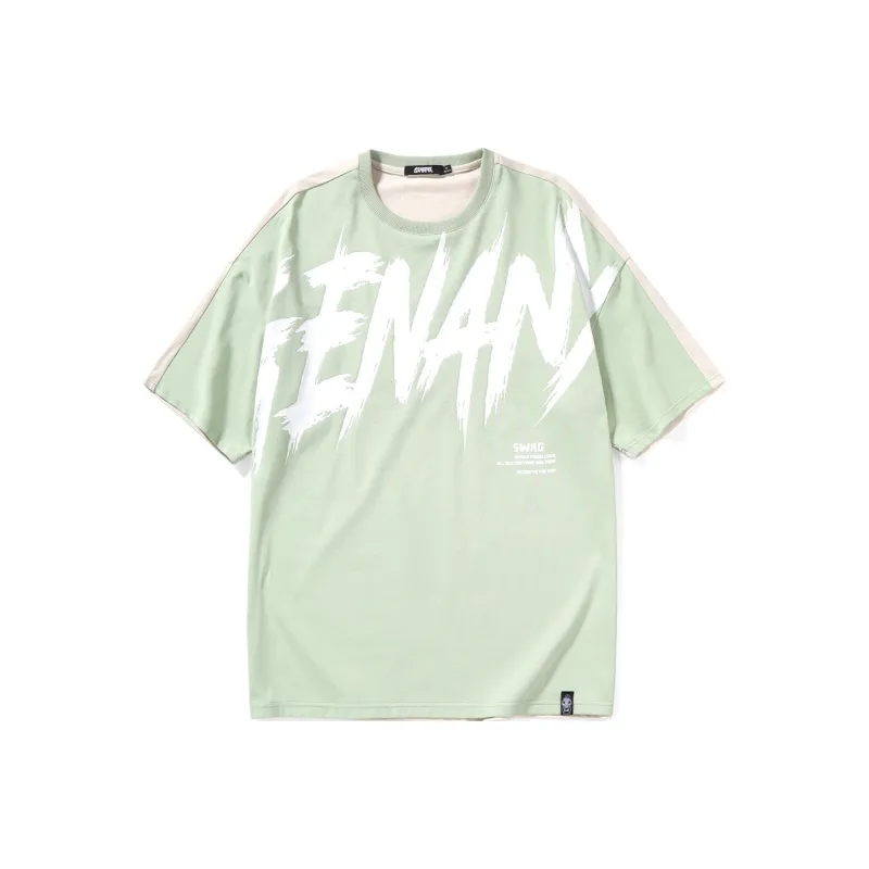 GENANX Straight Elbow Length Sleeved T Shirt Unisex-5