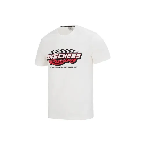 Skechers T-Shirt Men's Marshmallow White