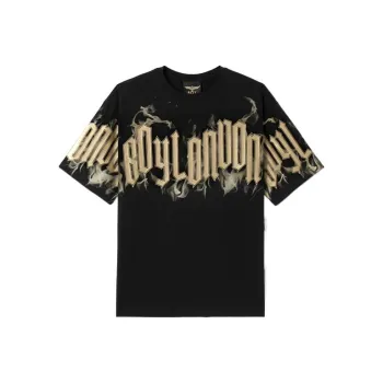 Boy London T Shirt Unisex Black Gold
