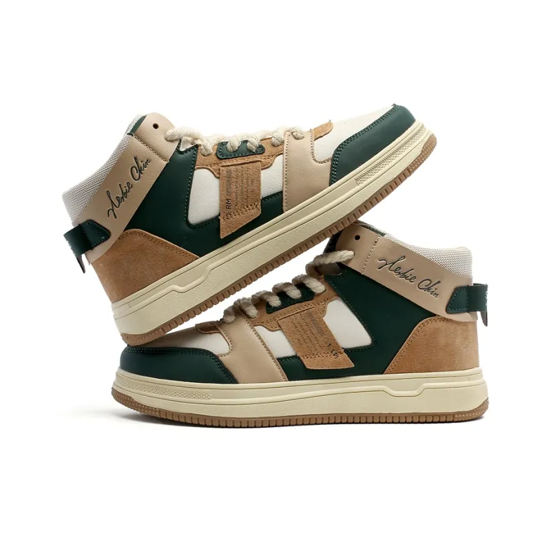 AMICNIEGD Breathable High Top Skateboard Shoes Men's-6