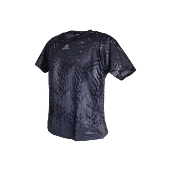 Adidas Set in Sleeve T Shirt Men's Five Degree Gray