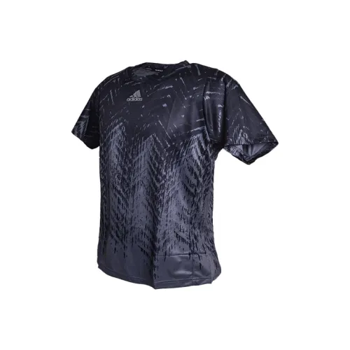 Adidas Set in Sleeve T Shirt Men's Five Degree Gray