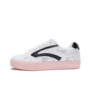 GZOZ Coverage Cushioning Abrasion Resistant Low Top Skateboard Shoes Women's White Pink Black