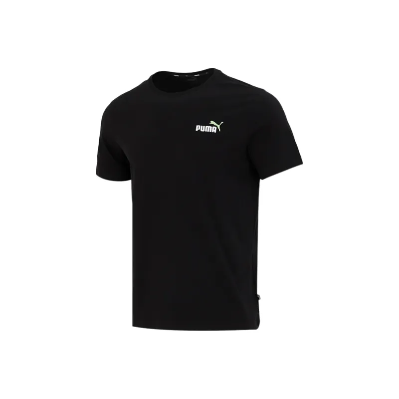 PUMA ESS T Shirts Men Black-0