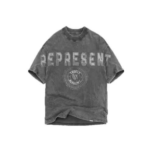 REPRESENT T-Shirts Men Washed Gray