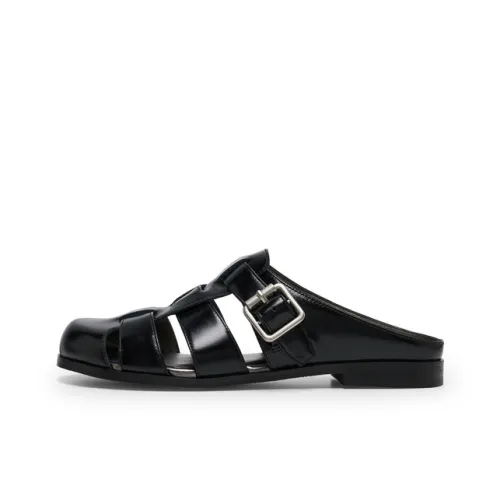 Lost In Echo Wrap toe Slippers Women's Black