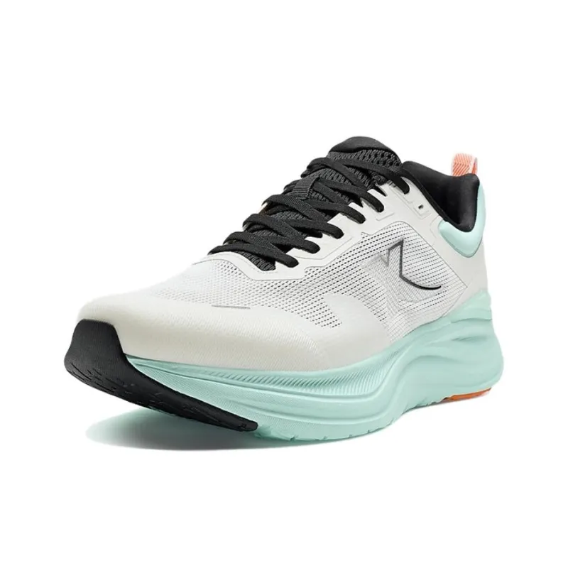 XTEP Cloud Walk 1.0 Coverage Slip Resistant Low Top Casual Running Shoes Men's White Green-1