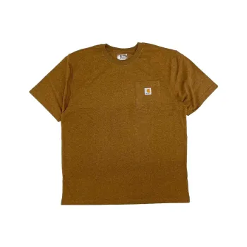 Carhartt T Shirts Men Walnut Brown