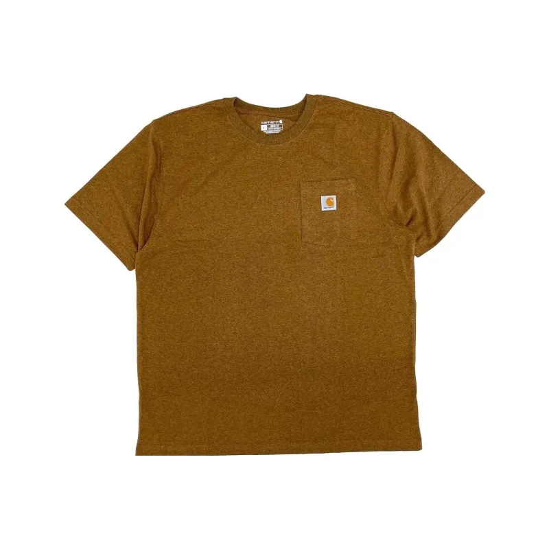 Carhartt T Shirts Men Walnut Brown-0