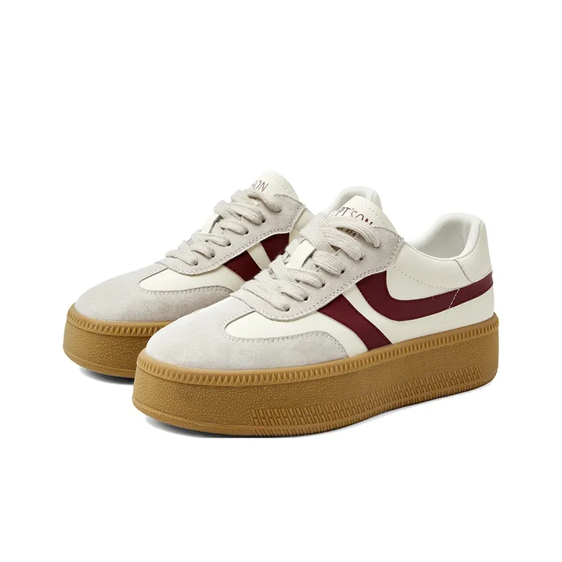 PT'SON German Army Trainers Low Top Skateboard Shoes Women's-2