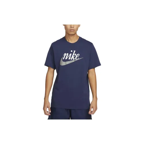 Nike T-Shirts Men Blue Purple