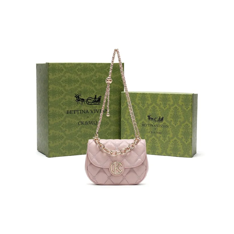 BETTINA VIVIAN PU Shoulder Bag Women's Pink-0