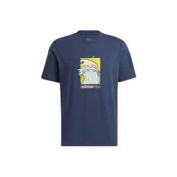 Adidas Neo T Shirt Men's Navy Blue