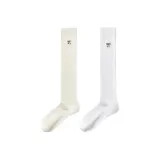 [2 Pack, Slimming Calf Layered]Milk White+White