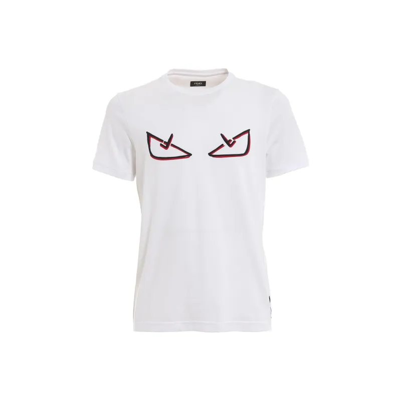 FENDI T Shirts Men White-0