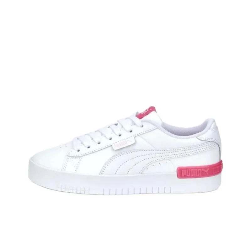 PUMA Jada Cushioning And Breathable Low Top Skateboard Shoes Women's White-0