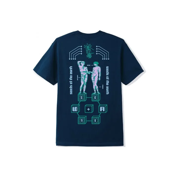 CIVILIST BERLIN Straight T-Shirt Unisex Navy-0