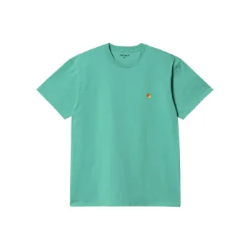 Carhartt WIP SS23 CHROMO T Shirts Men Green