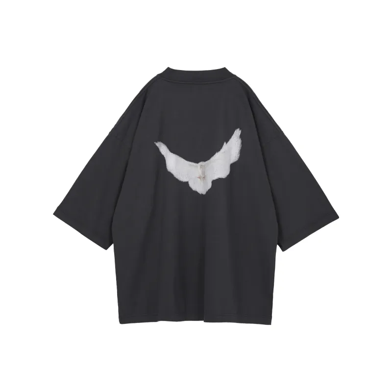 Balenciaga X YEEZY X Gap X Balenciaga T Shirts Unisex Dark Gray-0