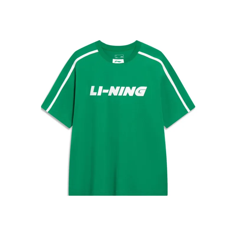 LiNing Sports Life Collection T Shirt Unisex Cool Pine Green-0