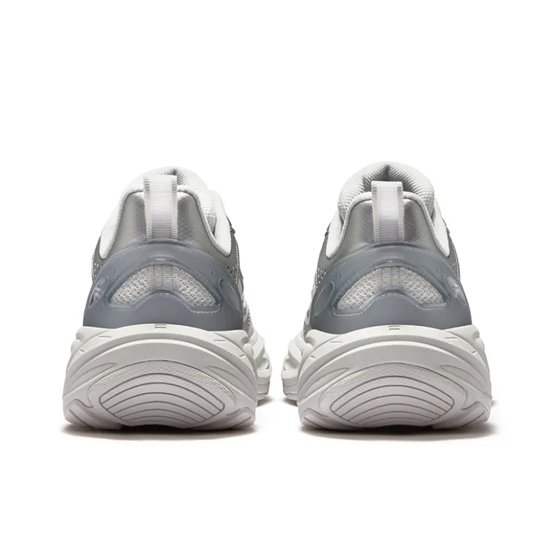 FILA FUSION BUZZARD II Meteorite Shoes 2nd Generation Low Top Chunky Sneakers Men's White Gray-3