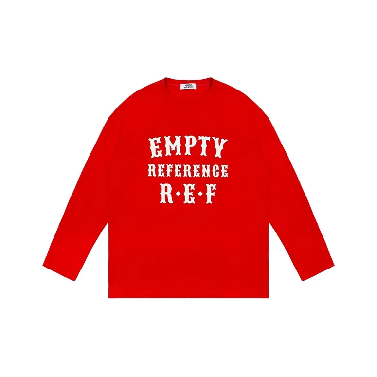 EMPTY REFERENCE Long Sleeved T Shirts Unisex-0
