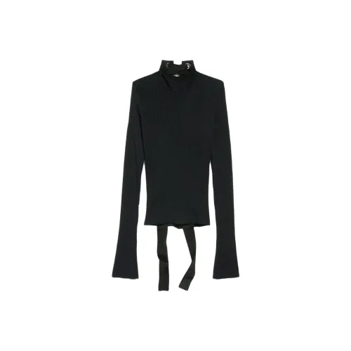 Balenciaga SS25 Knitwear Regular Fit Women's Black