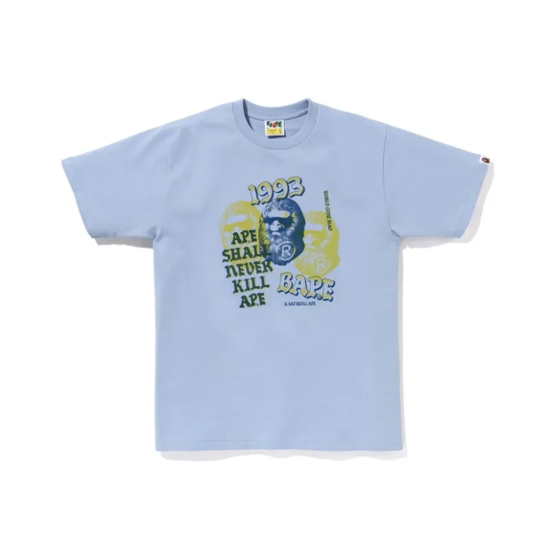 Bape Pigment Three Ape Head Tee-0