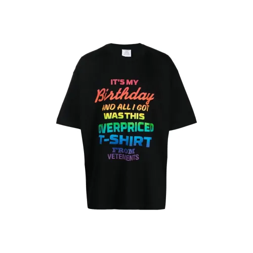 Vetements Overpriced Birthday T-Shirt