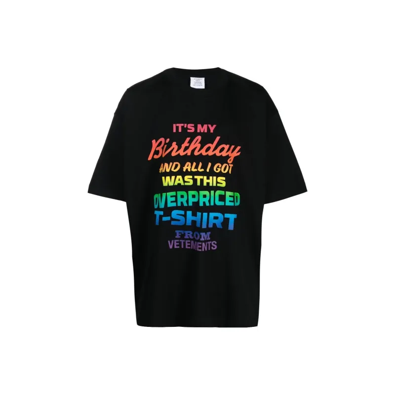 Vetements Overpriced Birthday T-Shirt-0