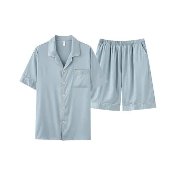MADALLO Pajama Set Men's Steel Blue