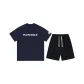 Navy Blue Top+Black Pants