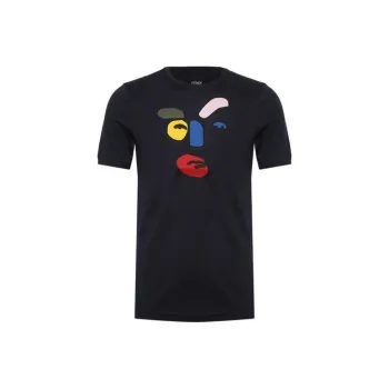 FENDI T Shirts Men Black