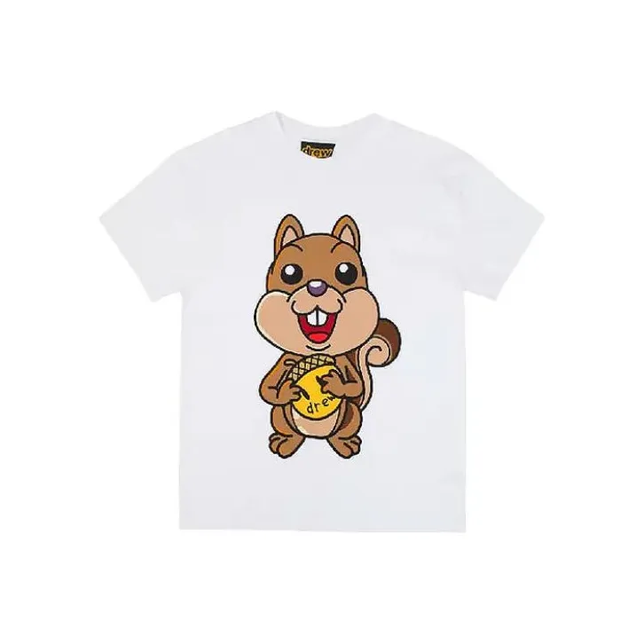 Drew House Smiley Collection T Shirts Unisex White-0