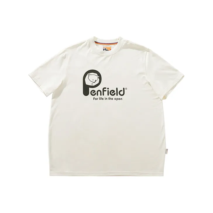 Penfield Straight T-Shirt Unisex Ecru-0