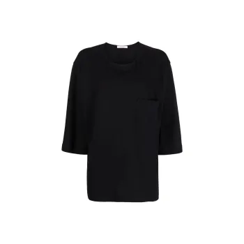 Lemaire T Shirts Men Black
