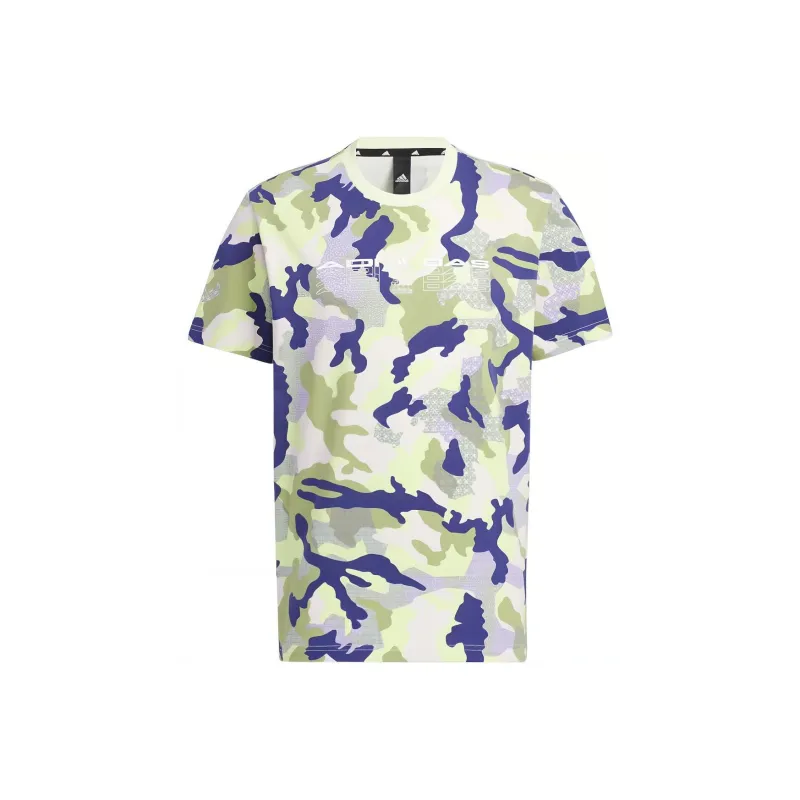 Adidas T-Shirts Men Lime Green-0