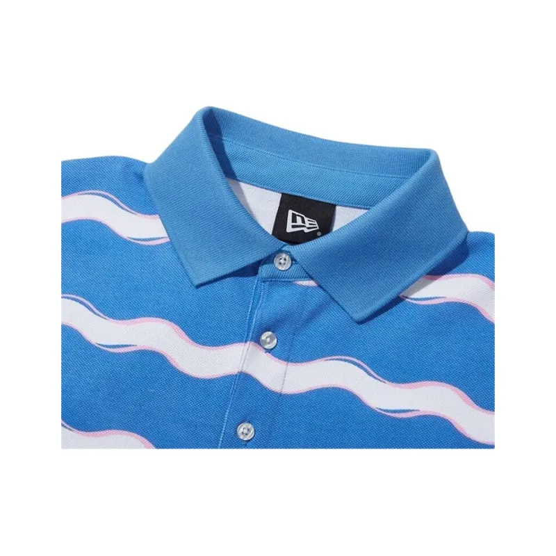New Era Polo Shirts Unisex Blue-3