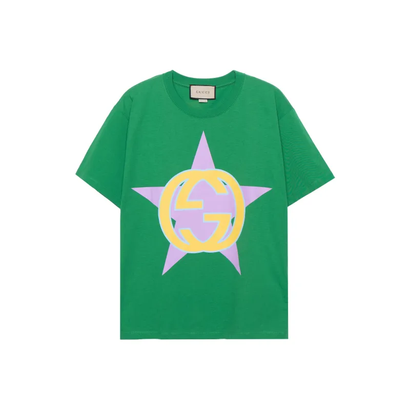 GUCCI Star Interlocking Gg T shirt-0