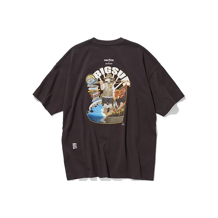 Nautica White Sail T Shirts Unisex-4