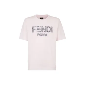 FENDI T-Shirts Men Pink